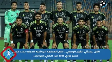الكل بيستنى القرار الرسمي.. حكم المحكمة الرياضية الدولية يحدد مصير حسم دوري 2025 بين الأهلي وبيراميدز